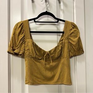 Urban Outfitters Yellow Crop top